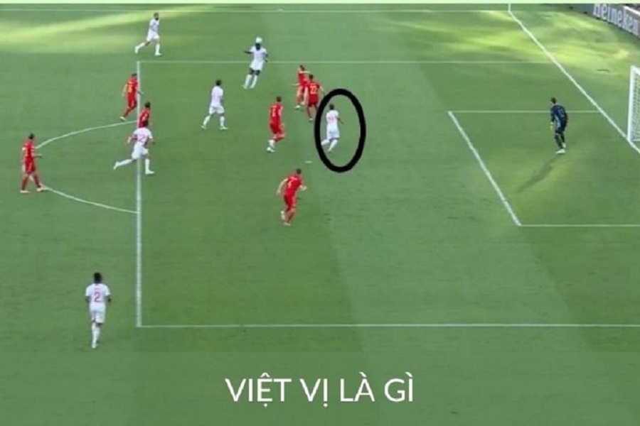 Lỗi việt vị thường gặp trong các trận đấu bóng đá